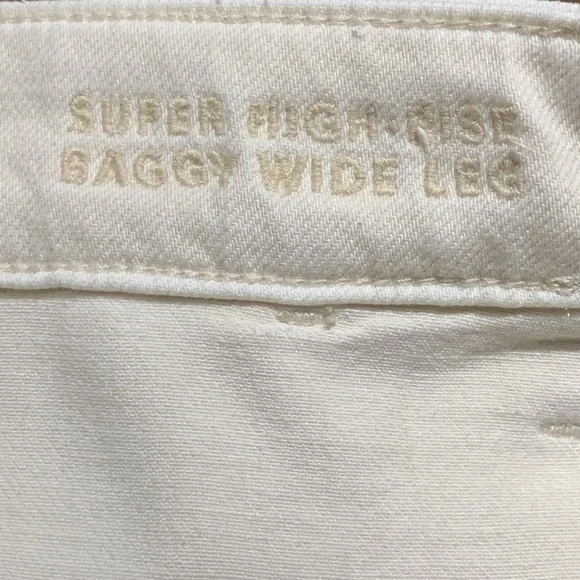 AE Dreamy Drape Woven Super High Waisted baggy wide Leg Pant - Picture 7 of 10